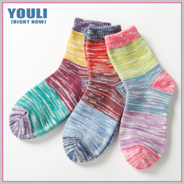 wholesale colored socks custom children polyester socks