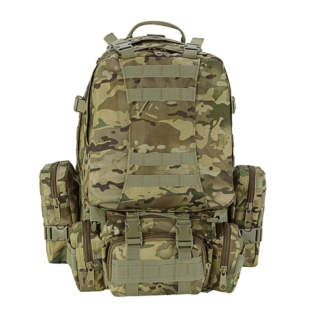 55L 600d Oxford Military Style Tactical Army Rucksacks Backpack Camping Outdoor Hiking Trekking Military Style Bag