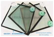 Low-e Vacuum Glass with Mirror Eye for Windows