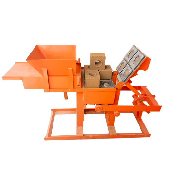 Small Stationary Clay Block Making Machine - Clay Interlocking Block Moulding Equipment