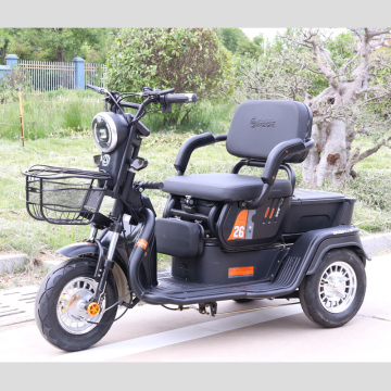 Small electric recreational tricycles can be folded