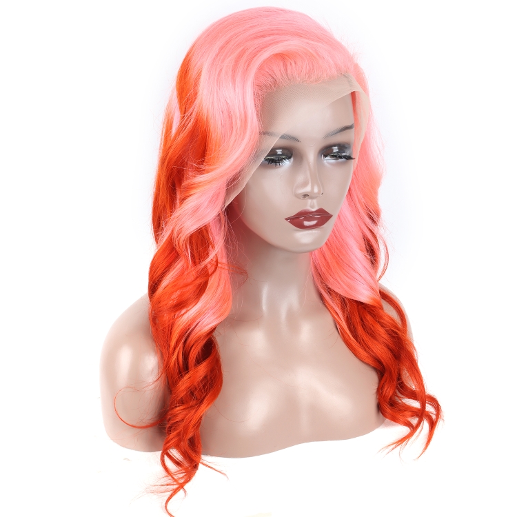 Factory Direct Sale Virgin Human Hair Ombre  Lace Wigs brazilian human hair