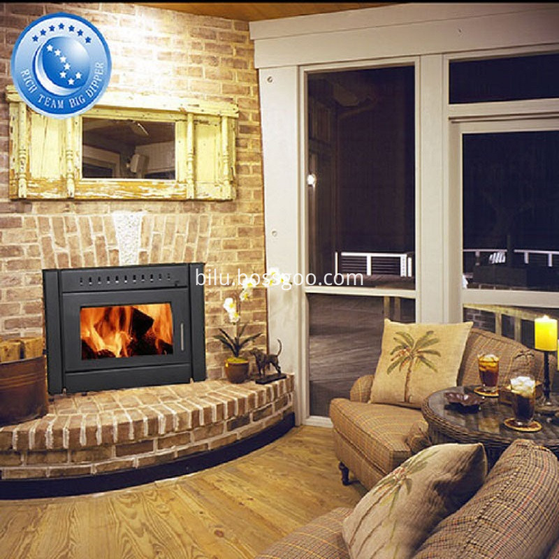 Wood Burning Fireplace Zero Clearance Ventless Heaters Insert