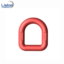 Forged G80 welded metal D ring with wrap