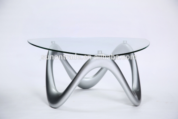 2016 new design modern firber-glass sofa table