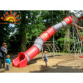 Main Set Taman Permainan Backyard Tube Slide For Sale