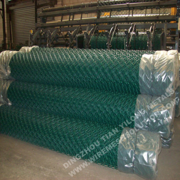 PVC Coated Chain Link Mesh Fence for Gardening