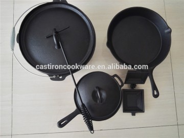 cast iron dutch oven set