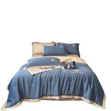 Wholesale High-Quality Washed Ice Silk Summer Quilts: Microfiber Comforters, Embroidered Soft and Skin-Friendly Bedsheets