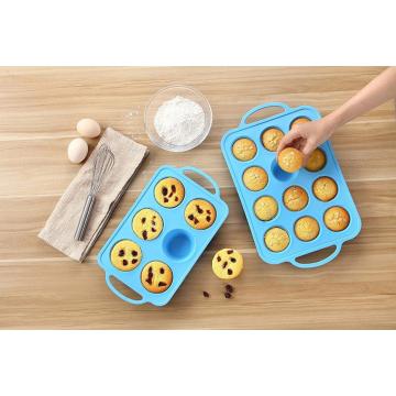 6 moules à pâtisserie en silicone pour moules à muffins