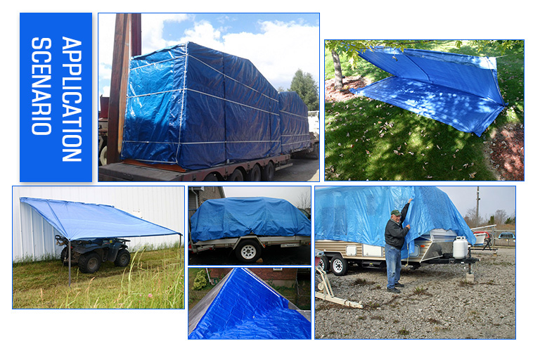 tarpaulin application