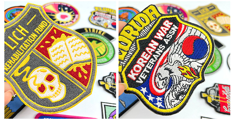 Direct factory production Patch, High quality Custom Patches Embroidery Fast delivery