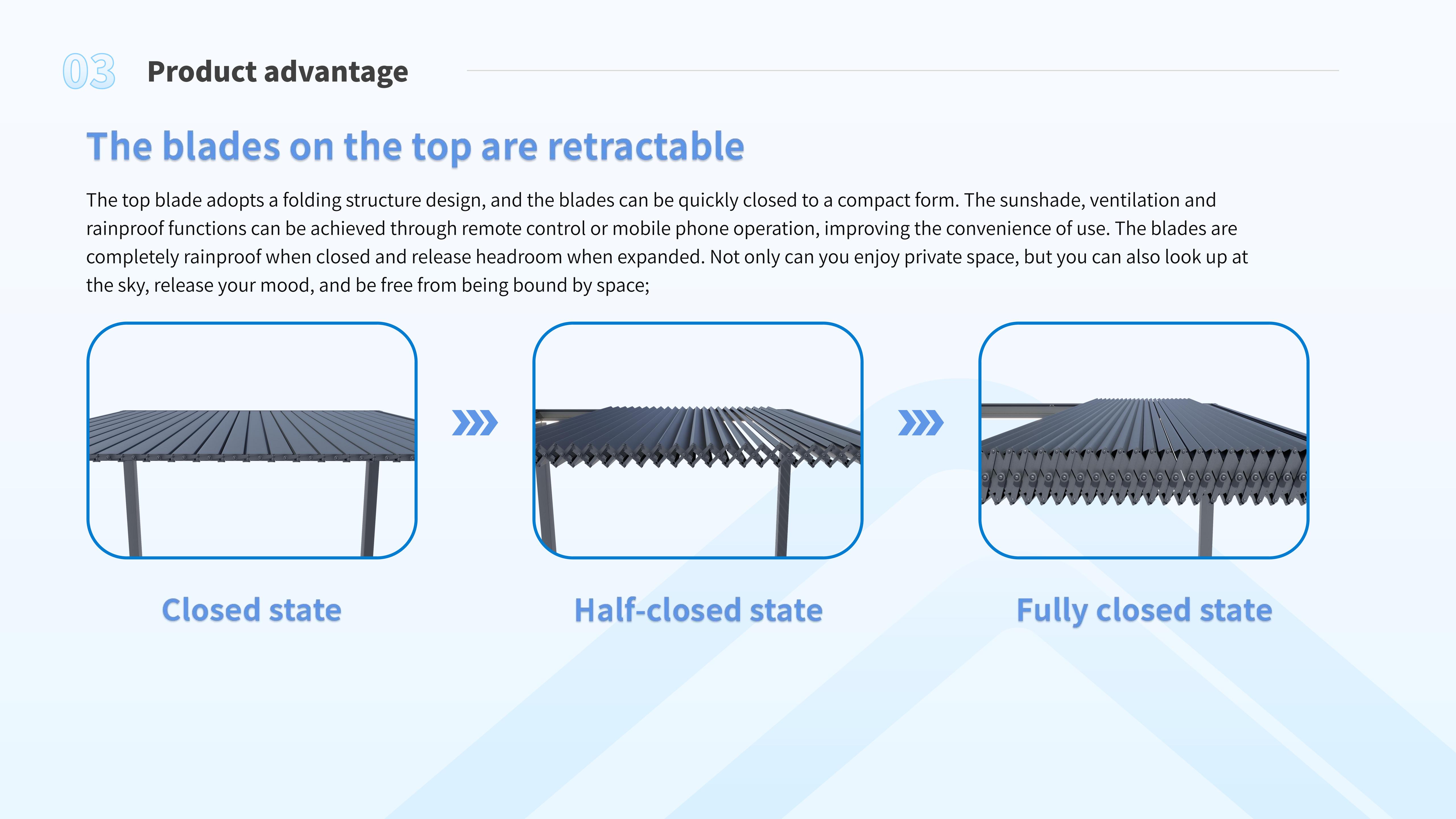 mirador adjustable louvered aluminum pergola