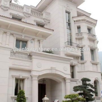 White granite house wall tile,white granite wall cladding