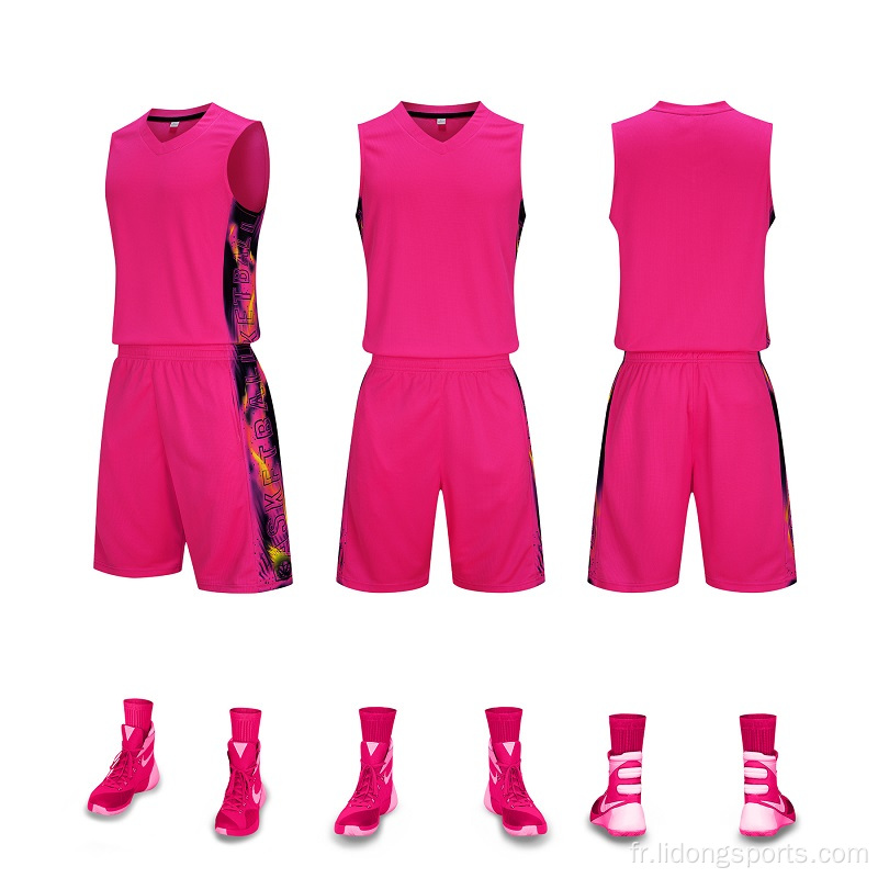 New Style Men Maillot d&#39;uniforme de basket-ball personnalisé