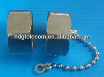 DIN female connector metal dust cap, protective dust cap