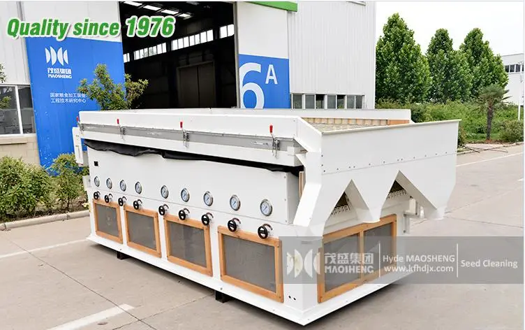 Maize Wheat Grain Mung Soybean Gravity Seed Table Separator Machine