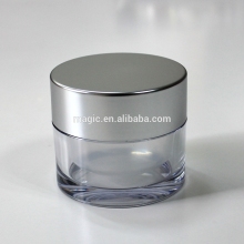 50ml 50g Cylinder Shape Empty Cosmetic Cream Jars Containers