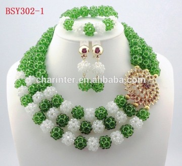 wholesale price African beads jewelry set artificial jewelry set