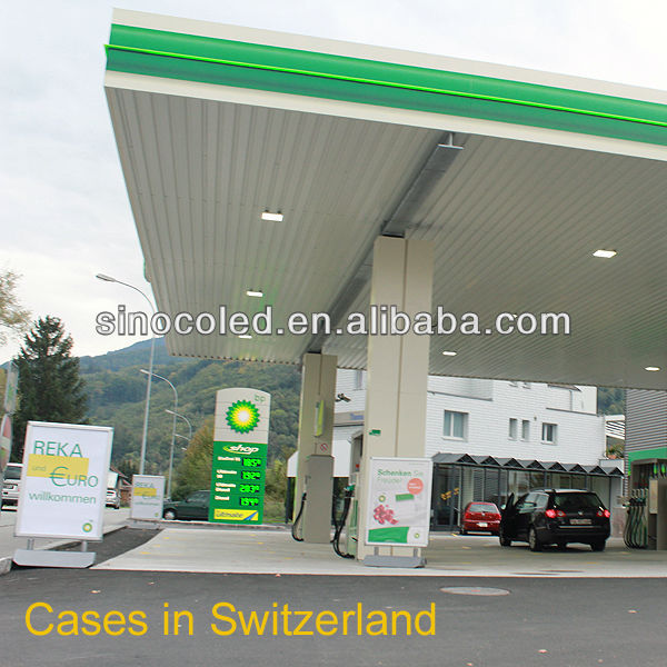 PSE atex proof led lighting underground anti-explosion light fixtures explosion-proof led gas station light with IP65
