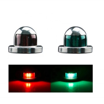 12V Stainless Steel Boat Navigation Lights - LED Boat Bow and Stern Marine Lights