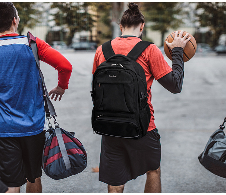 High Capacity Stylish travel Multi-function Waterproof Gym Sport Cooler Backpacks Computer Laptop Bag Backpack with USB Charger