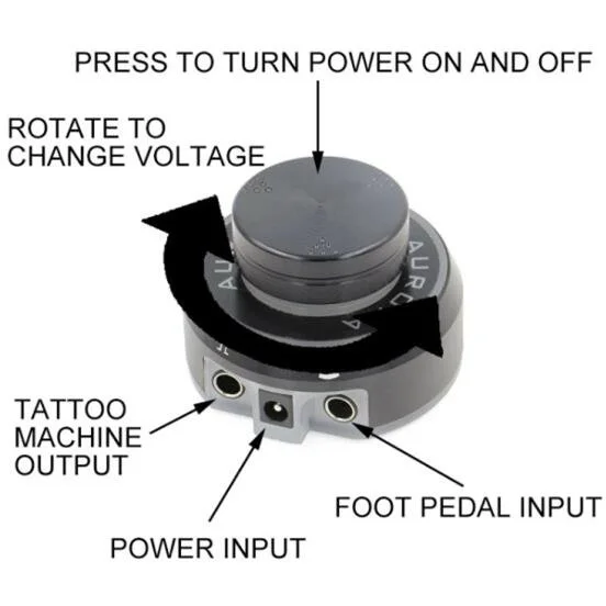 New Tattoo Critical Power Supply Sliver Tattoo Machine Power