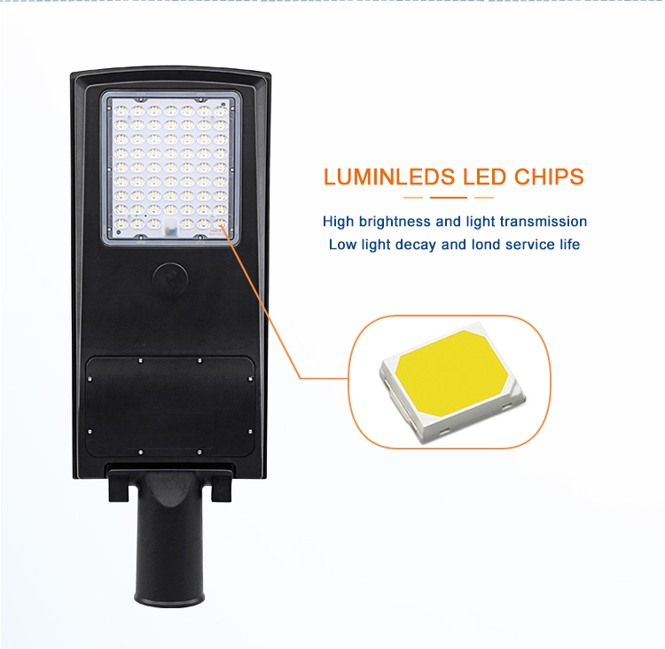 KCD waterproof ip65 outdoor smd high lumen china led solar street light 150w