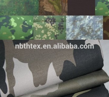 different kinds of camouflage fabrics