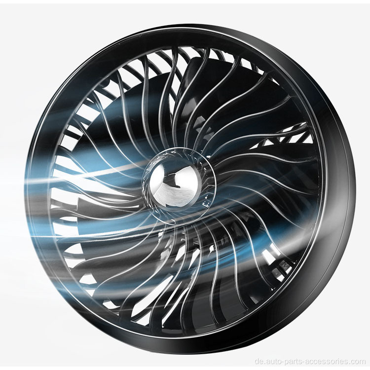 Tragbarer Dual Head -Lüfterauto -Kühlventilator