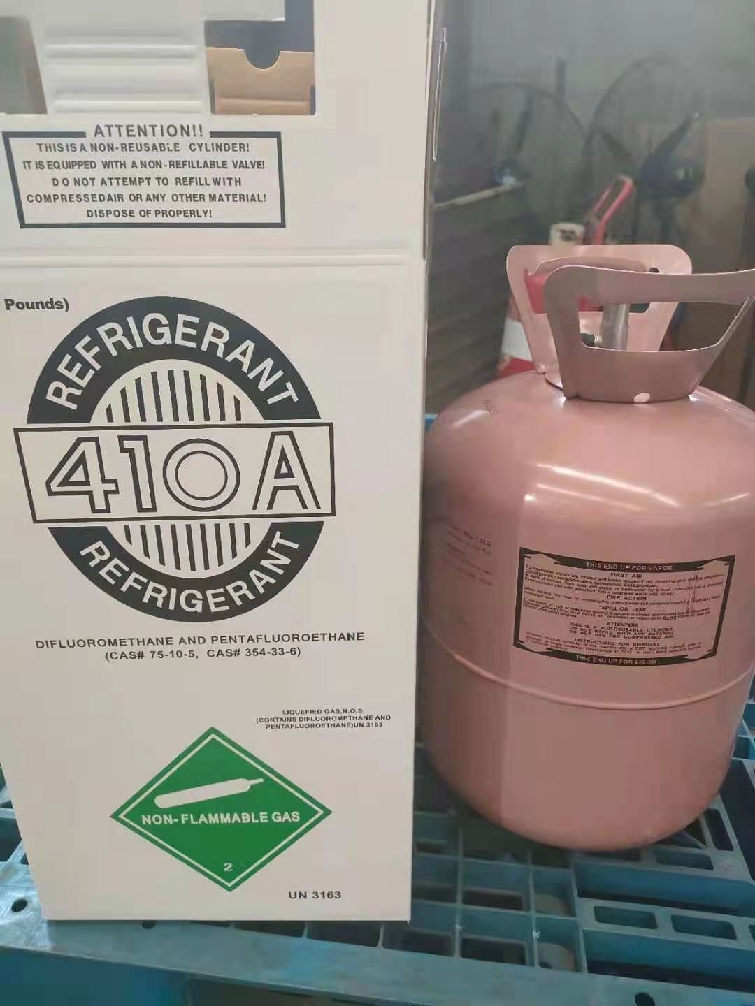 11.3kg  refrigerant gas R410a in hydrocarbon & derivatives