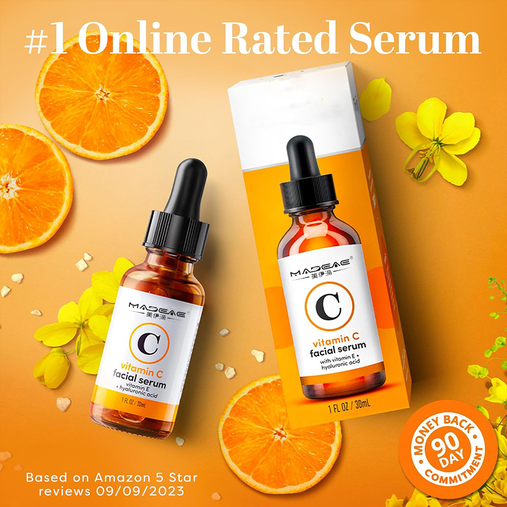 Lebo ya kibinafsi ya vc serum weupe kunyoa pores asili ya utunzaji wa kikaboni uso vitamini c serum