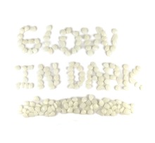 Paving Walkway Decorative Glow In The Dark Garden Pebble Stones