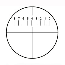 CAT911 8mm Scale 1mm Microscope Micrometer Reticle