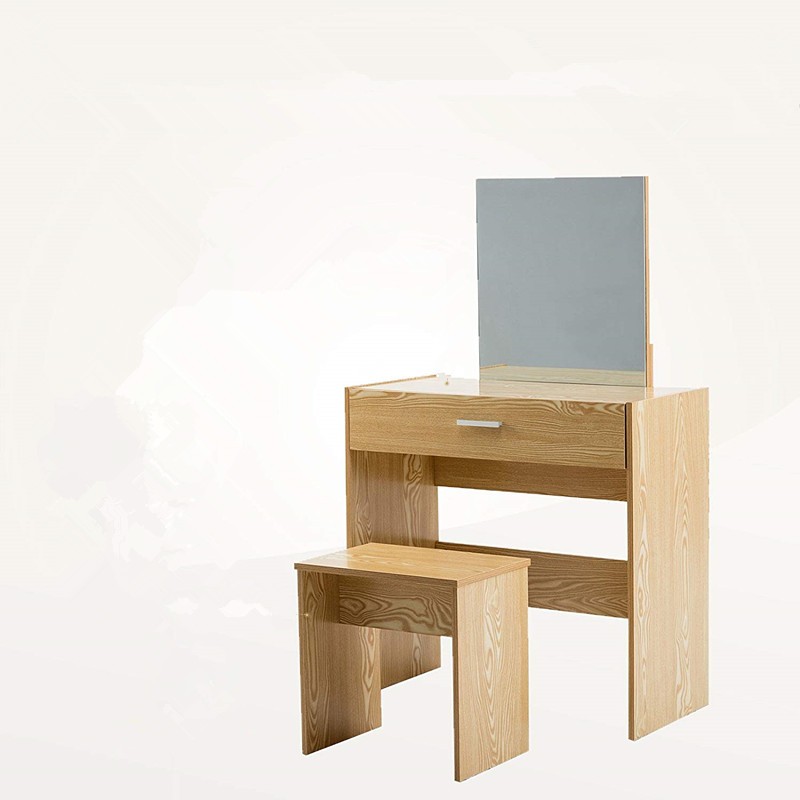 Muebles de dormitorio Madera Mesa de maquillaje de pintura blanca Bedroom Furniture Wood White Painting Make-up Table