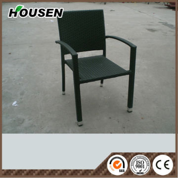 aluminium garden chair plastic wicker rattan chair HS-10371C