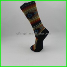 Custom funky pattern 200 needles cotton socks
