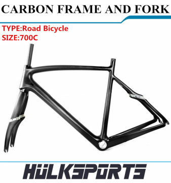 Cheap 700C Chinese Carbon Bike Frame OEM Carbon Road Bike Frame Carbon Road Bike Frame