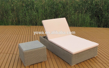 rattan sun lounger