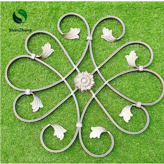 Wrought iron ornaments Scrolls Gate decoration parts fence fittings