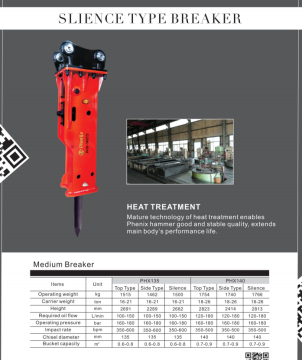 SILENCE TYPE type HYDRAULIC BREAKER FOR SALE