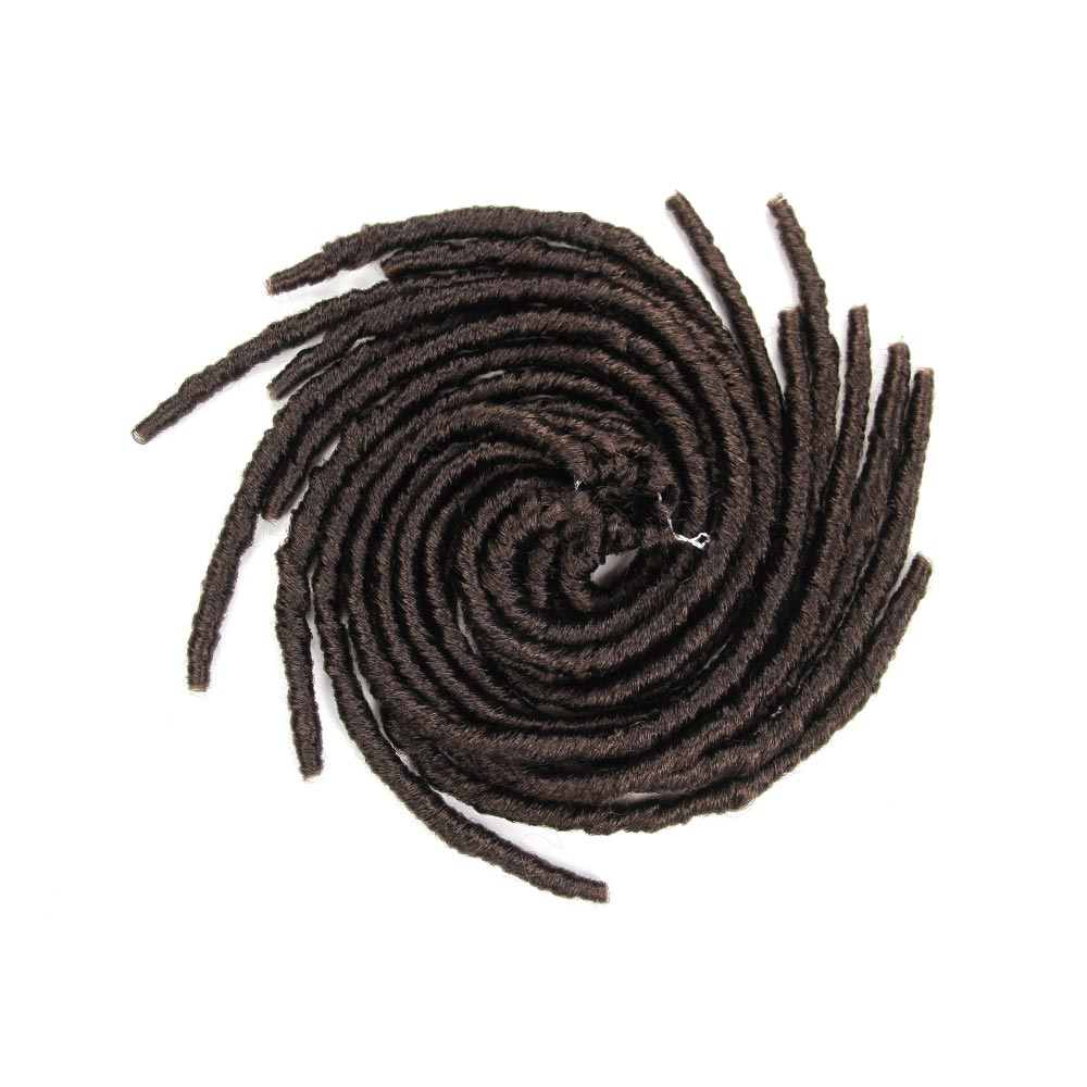 Faux Locs Soft Dreads synthetic ombre marley hair braid Afro Kinky Curly Synthetic Braiding Hair Crochet Braid