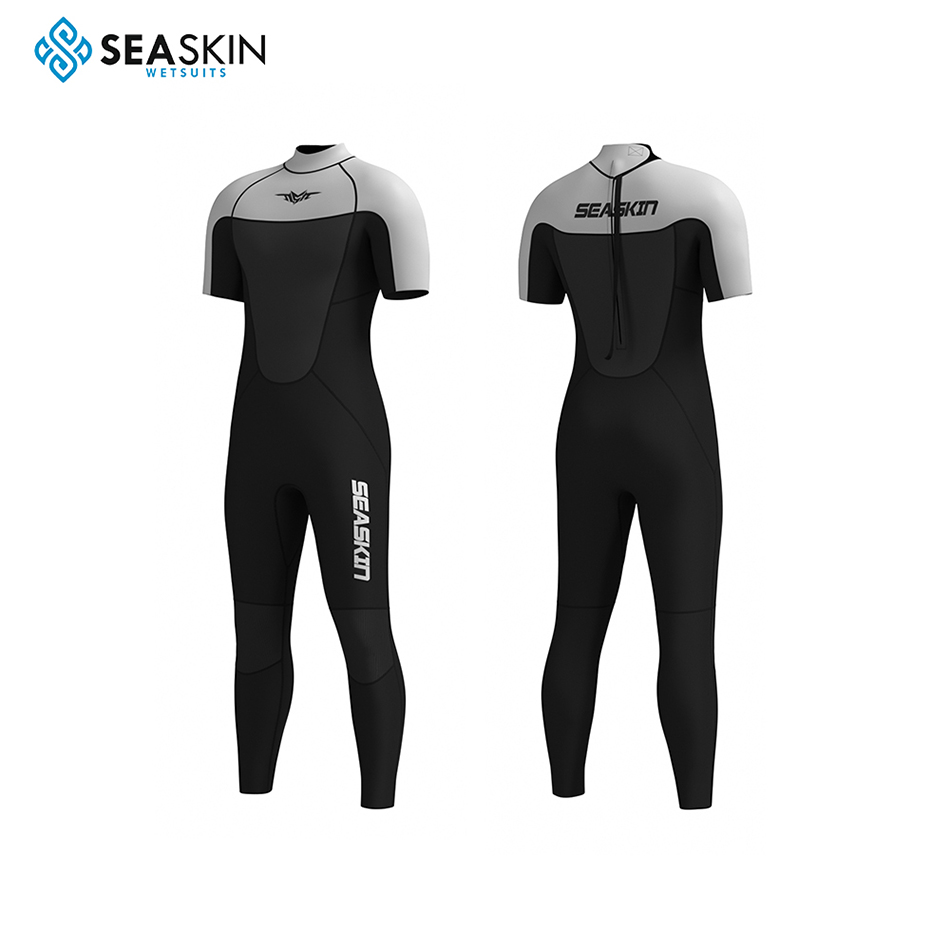 Seaskin Neoprene CR 내구성 짧은 슬리브 잠수복