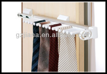 Wardrobe accessories side pull out tie rack