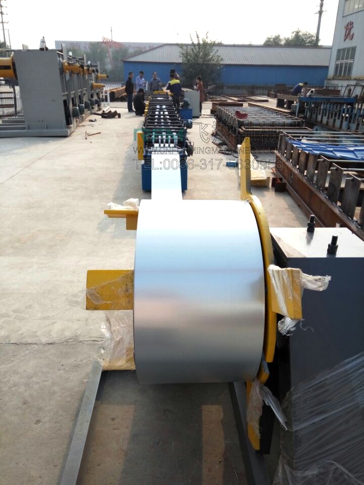 Aluminium sheet water wave Roof Tile Roll Forming Machine