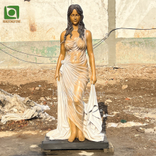 Hebei Factory Custom Metal Casting Bronze Life-Size Villa Decorative Greek Goddess Lady Statues