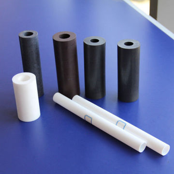 Dispersion Ptfe Resin Carbon Filled Ptfe Tube , Graphit Filled Ptfe Products
