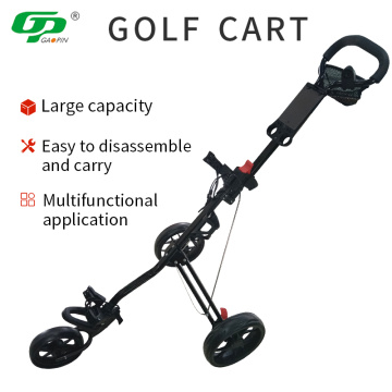 עיצוב חדש עגלת גולף ניידת 3 גלגלים