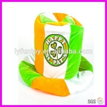 Mardi Gras Hat with clover /stuffed plush Carnival hats