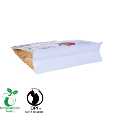 Custom Printed Block Bottom Wholesale Biodegradable Compostable Bag Factory